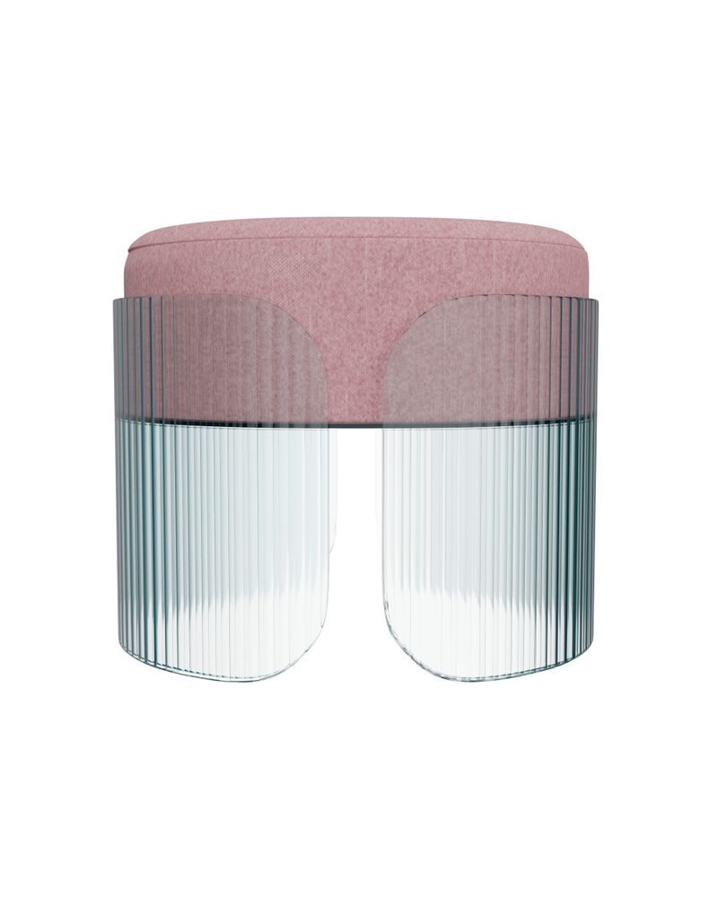 Ottomans - SUBLIME S Ottoman - GLASS VARIATIONS X BINA BAITEL