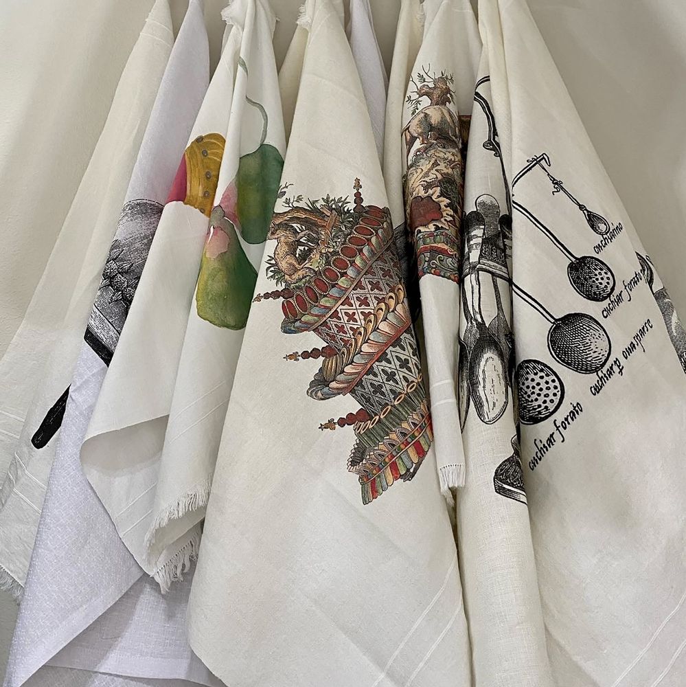 Dish towels - “IL PRANZO DI BABETTE” - THERAPI
