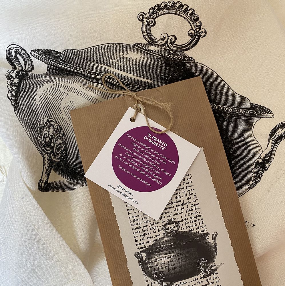 Dish towels - “IL PRANZO DI BABETTE” - THERAPI