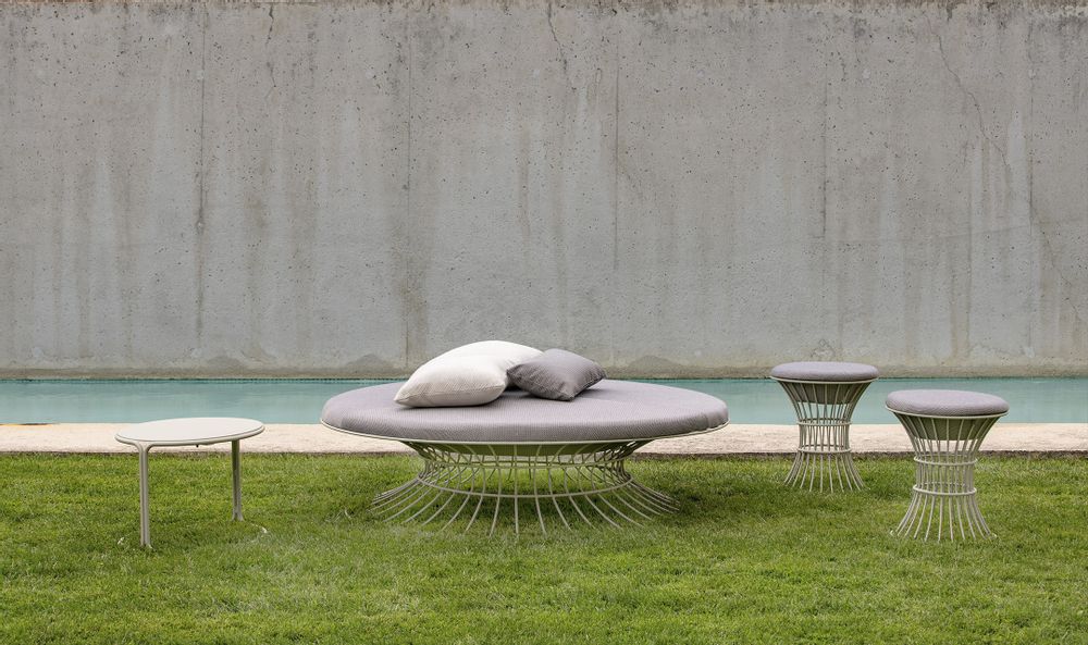 Lawn chairs - BOLONIA big pouf - ISIMAR
