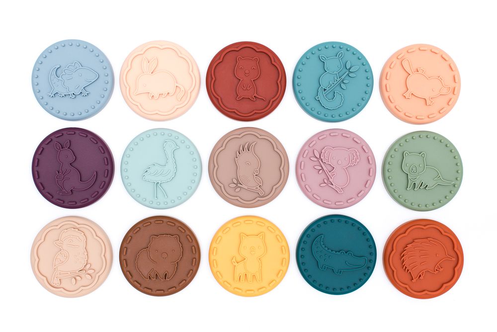 Loisirs créatifs pour enfant - Kit de tampons décoratifs en silicone - WE MIGHT BE TINY FRANCE