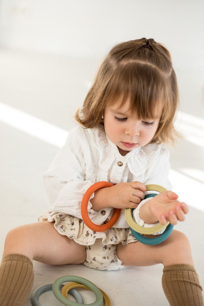 Jouets enfants - Anneaux en silicone - DËNA FRANCE