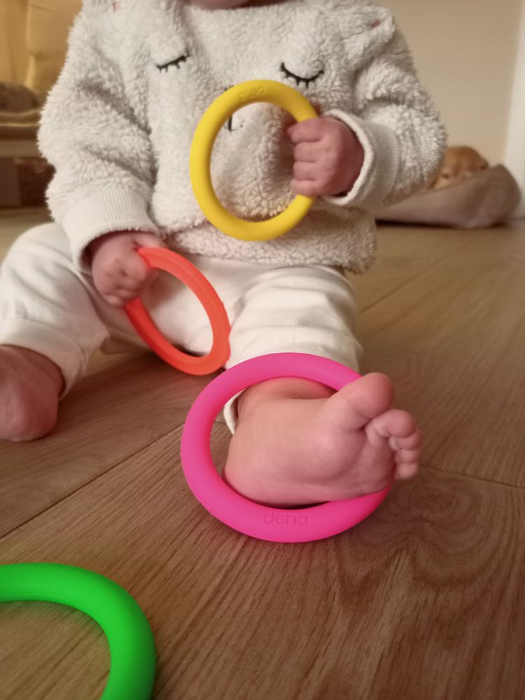 Jouets enfants - Anneaux en silicone - DËNA FRANCE
