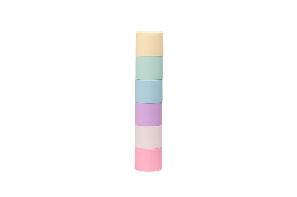 Jouets enfants - Gobelets à empiler en silicone - DËNA FRANCE