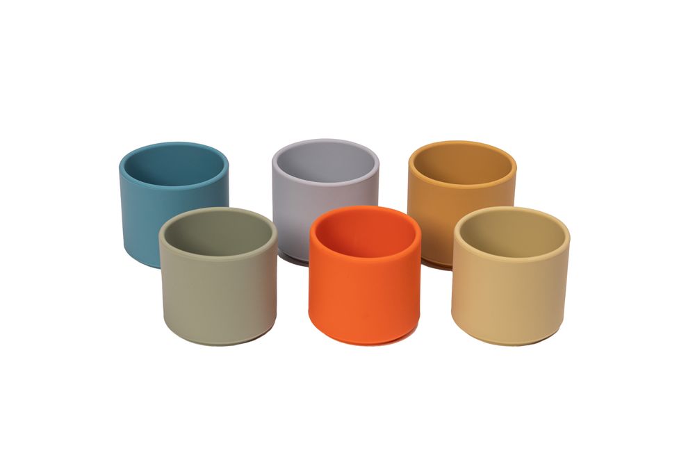 Jouets enfants - Gobelets à empiler en silicone - DËNA FRANCE