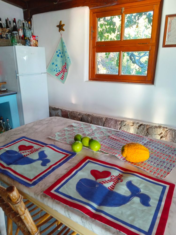 Linge de table textile - Sets de table en lin et coton - BACIO DEL MARINAIO