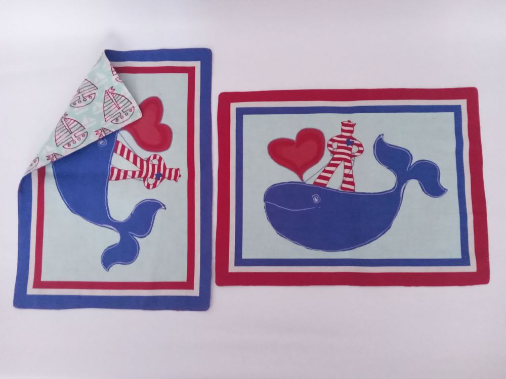 Linge de table textile - Sets de table en lin et coton - BACIO DEL MARINAIO