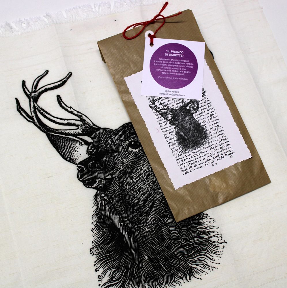 Dish towels - “IL PRANZO DI BABETTE” - THERAPI