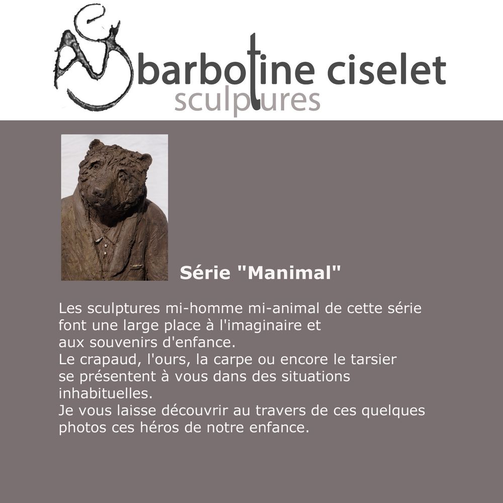 Children's decorative items - monsieur crapaud - BARBOTINE CISELET SCULPTURES