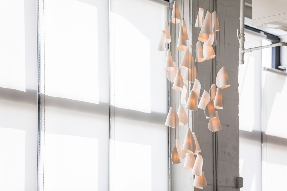 Suspensions - Suspension lumineuse en porcelaine 21 - MONOQI
