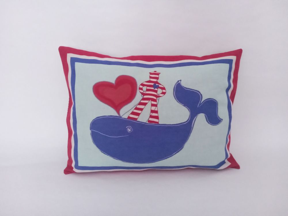 Coussins textile - Paire de coussins rectangulaires AMICI - BACIO DEL MARINAIO