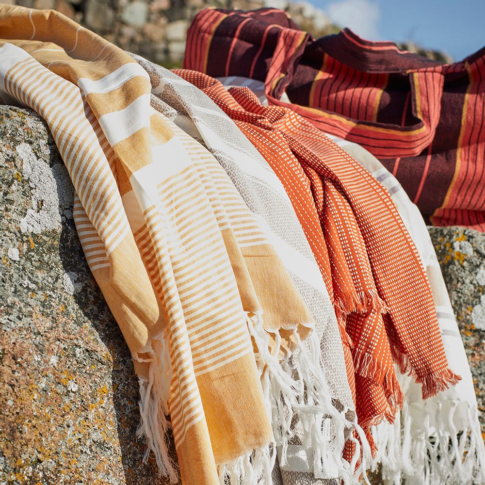 Bath towels - Striped hammam towel - MADAM STOLTZ
