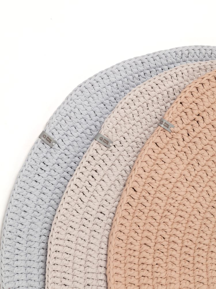 Tapis classiques - Tapis rond uni SCANDI KIDS - ANZY HOME