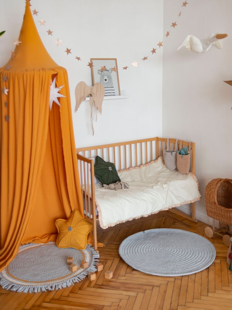 Tapis classiques - Tapis rond uni SCANDI KIDS - ANZY HOME