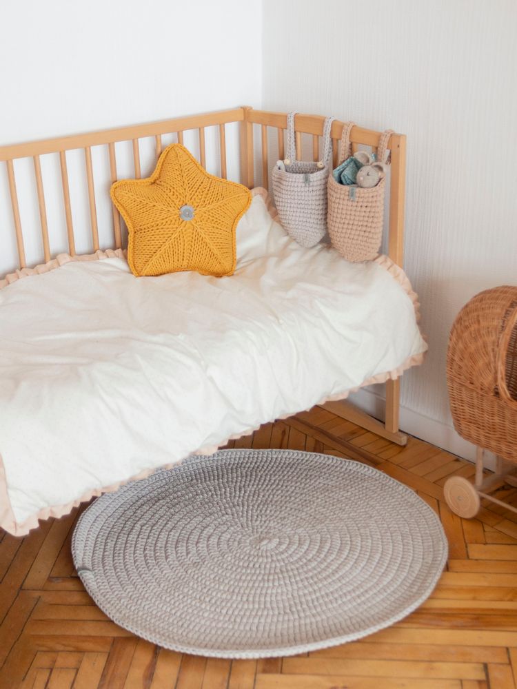 Tapis classiques - Tapis rond uni SCANDI KIDS - ANZY HOME