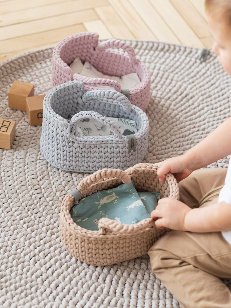 Toys - Toy and doll Moses basket SCANDI KIDS - ANZY HOME