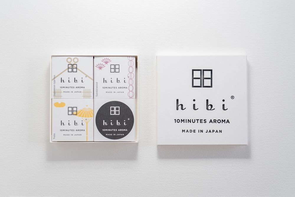 Parfums d'intérieur - Un coffret cadeau de 3 parfums japonais - HIBI 10MINUTES AROMA