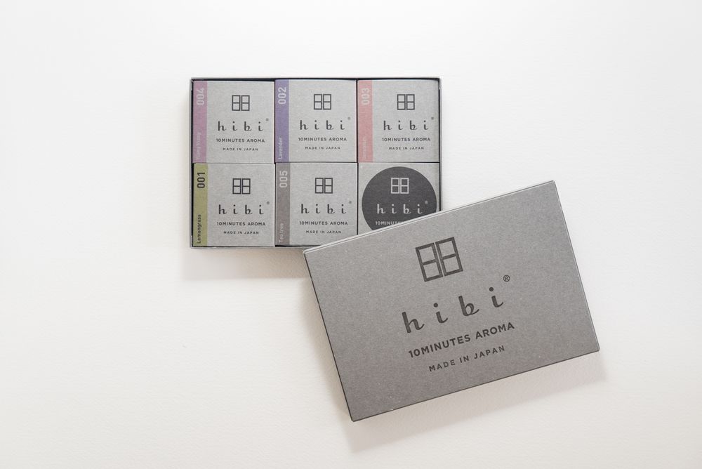 Parfums d'intérieur - Un coffret cadeau de 3 parfums japonais - HIBI 10MINUTES AROMA