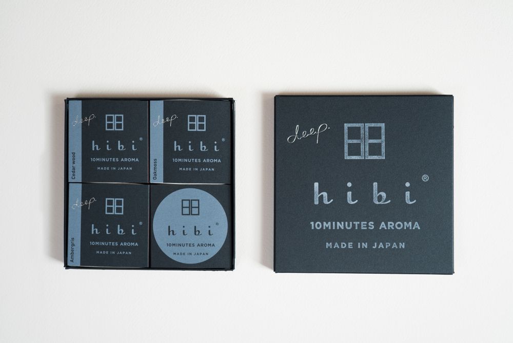Parfums d'intérieur - Un coffret cadeau de 3 parfums japonais - HIBI 10MINUTES AROMA