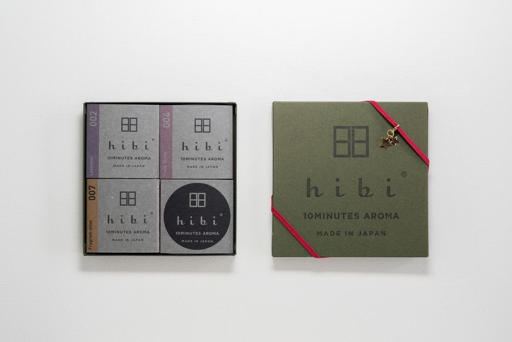 Parfums d'intérieur - Un coffret cadeau de 3 parfums japonais - HIBI 10MINUTES AROMA