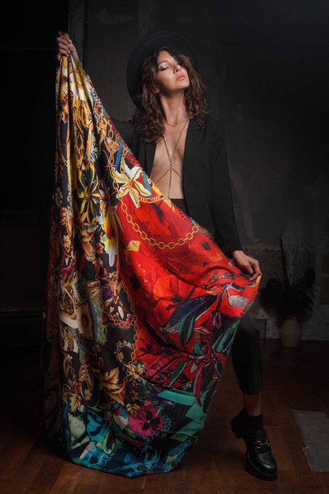 Foulards et écharpes - CHALES CACHEMIRE - FST HANDWEAR