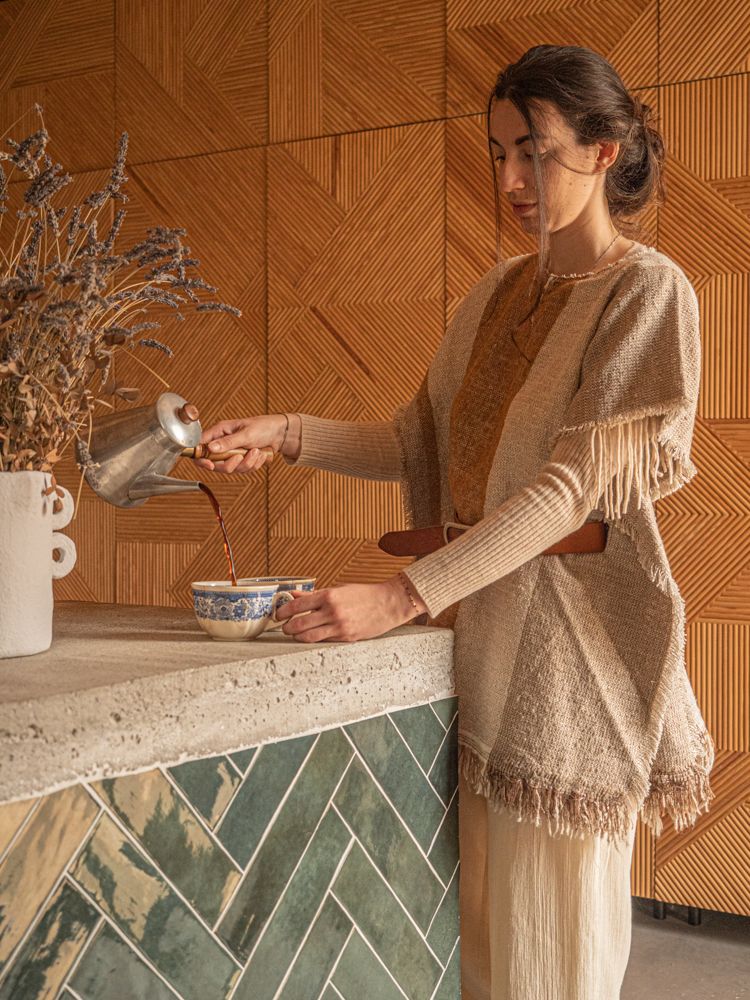 Homewear - ITOU - Poncho. - BED AND PHILOSOPHY