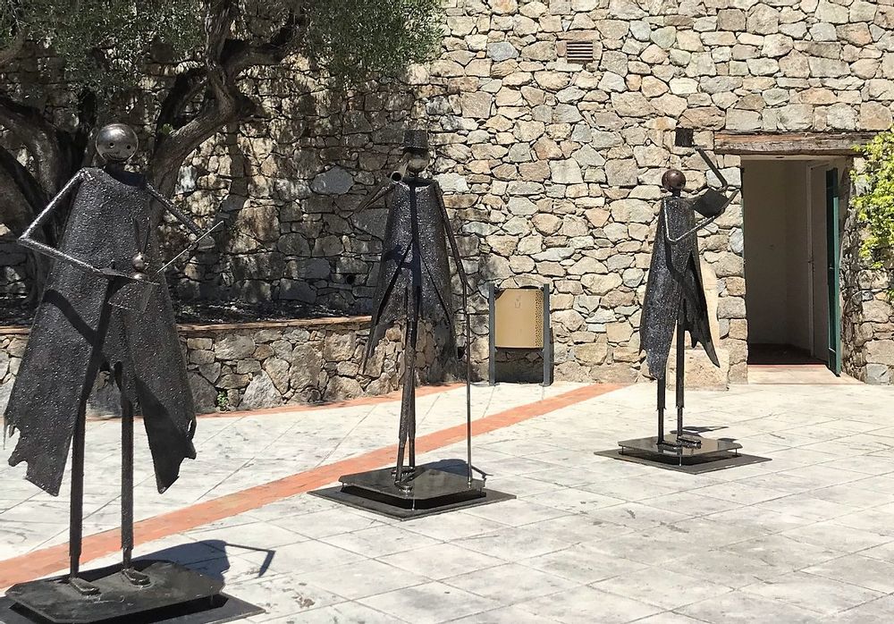 Sculptures, statuettes and miniatures - Passenger of the rain sculpture Varnished metal - RECYCLAGE DESIGN RÉANIMATEUR D'OBJETS R & D