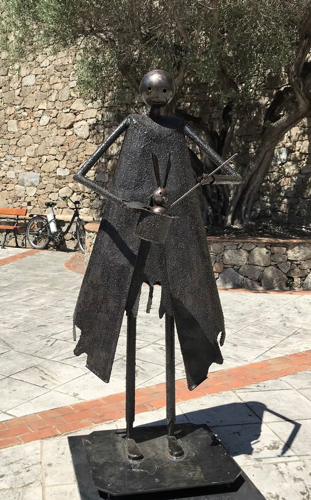 Sculptures, statuettes and miniatures - Passenger of the rain sculpture Varnished metal - RECYCLAGE DESIGN RÉANIMATEUR D'OBJETS R & D