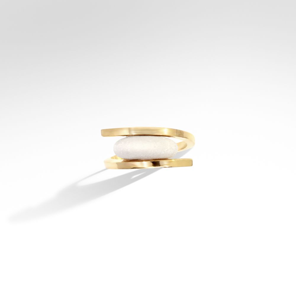 Jewelry - Pebble Ring - Monaco White - MONOLYT