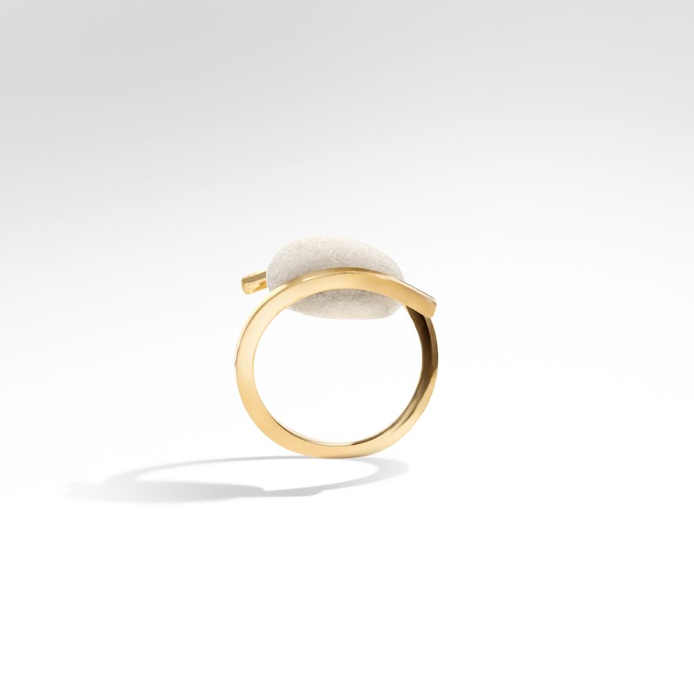 Jewelry - Pebble Ring - Monaco White - MONOLYT