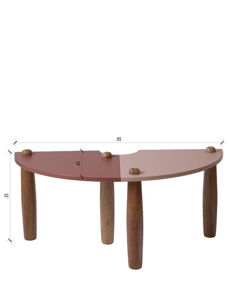 Objets design - Table basse Sônia - ESTÚDIO MAIS ALMA