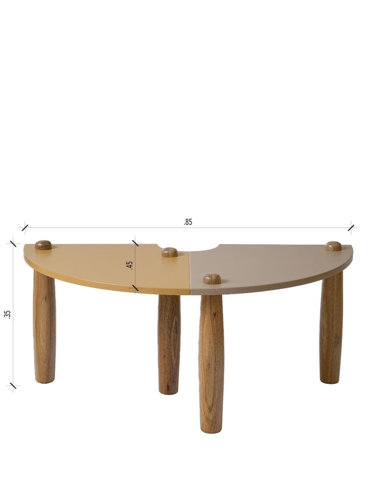 Objets design - Table basse Sônia - ESTÚDIO MAIS ALMA