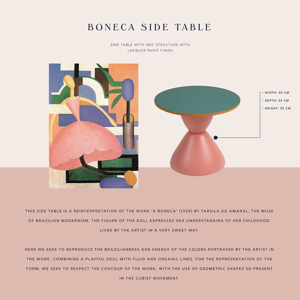 Other tables - Boneca side table - ESTÚDIO MAIS ALMA