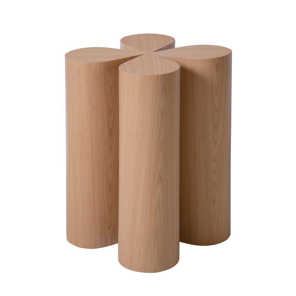 Objets design - Table d'appoint Trevo (chêne américain) - ESTÚDIO MAIS ALMA