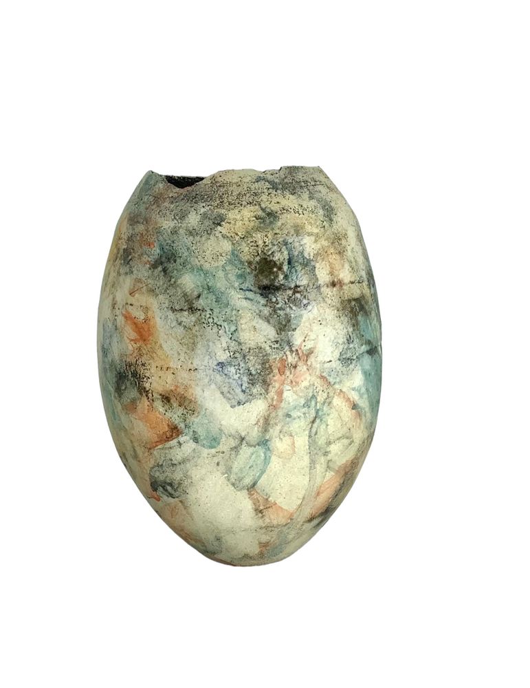 Ceramic - Pictorial Vase No. 4 - ATELIER ELSA DINERSTEIN
