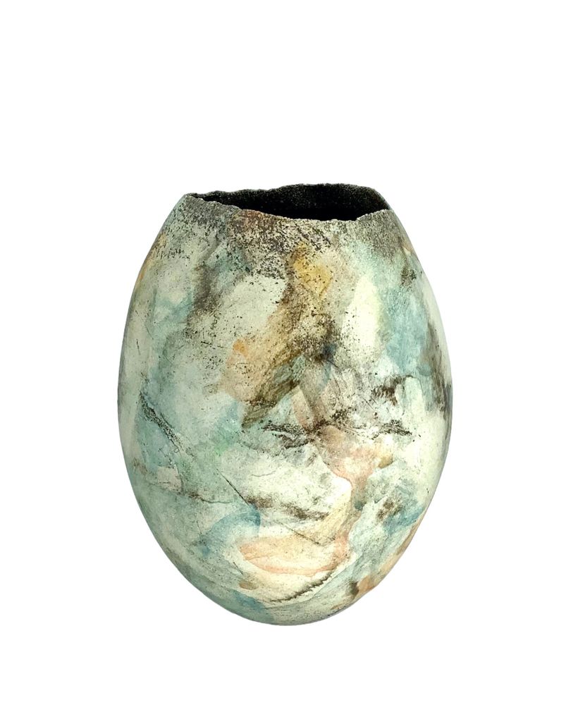 Ceramic - Decorative vase --- Pictural No. 5 - ATELIER ELSA DINERSTEIN