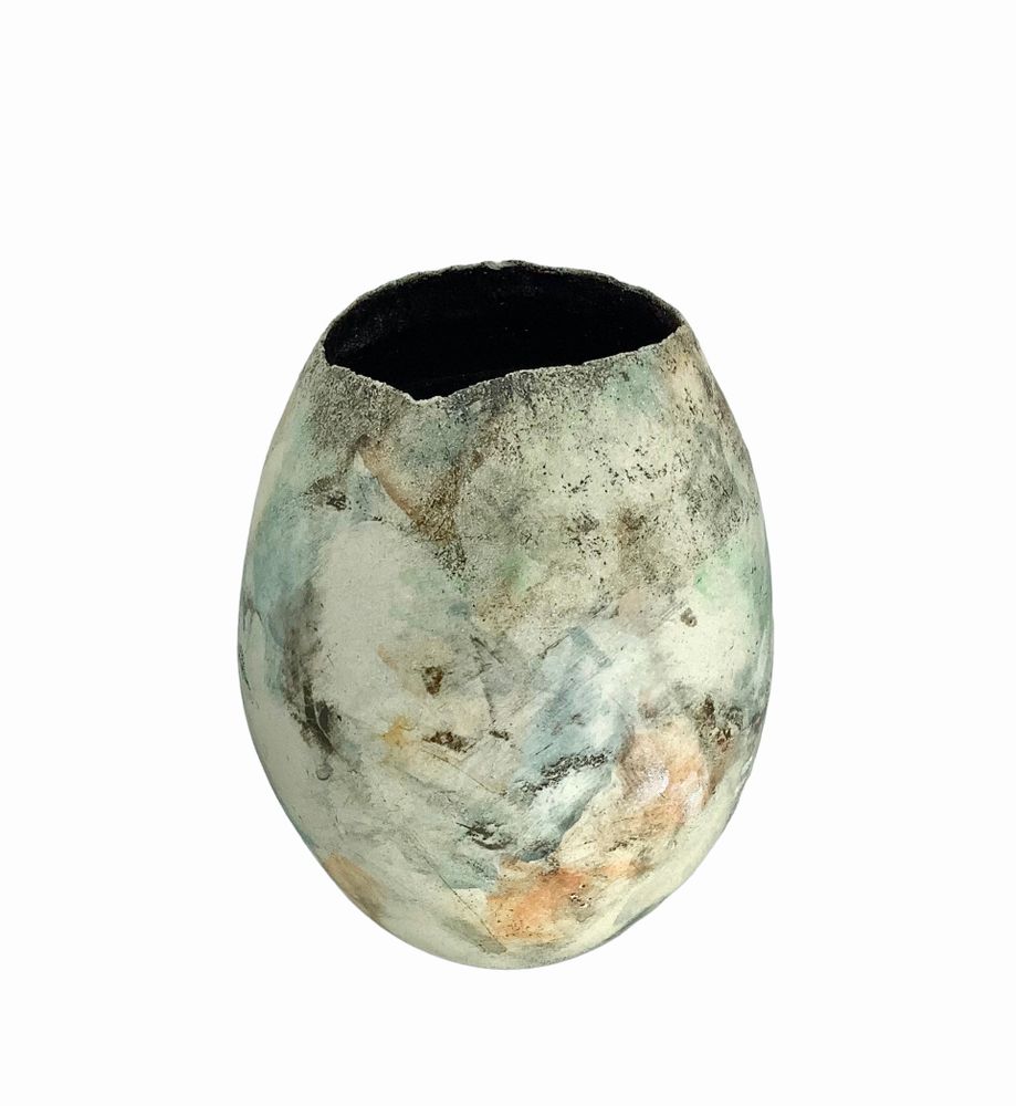 Ceramic - Decorative vase --- Pictural No. 5 - ATELIER ELSA DINERSTEIN