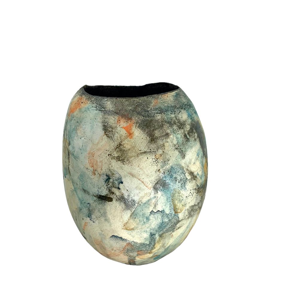 Céramique - Vase Pictural N°6 - ATELIER ELSA DINERSTEIN