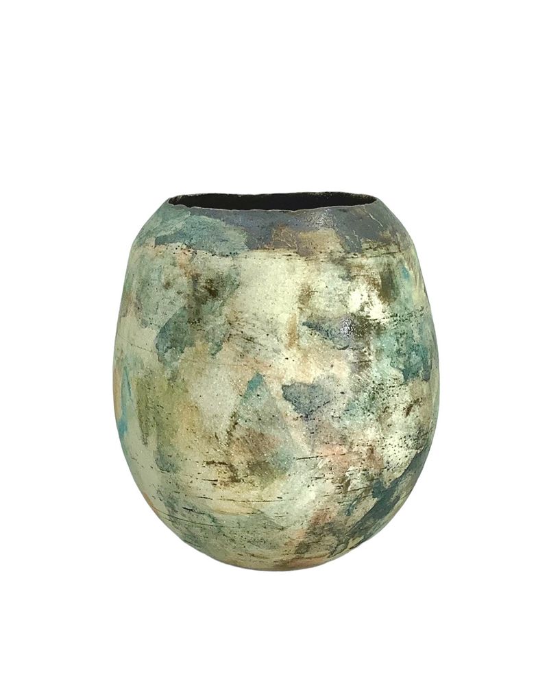 Ceramic - Pictorial stoneware vase No. 10. - ATELIER ELSA DINERSTEIN