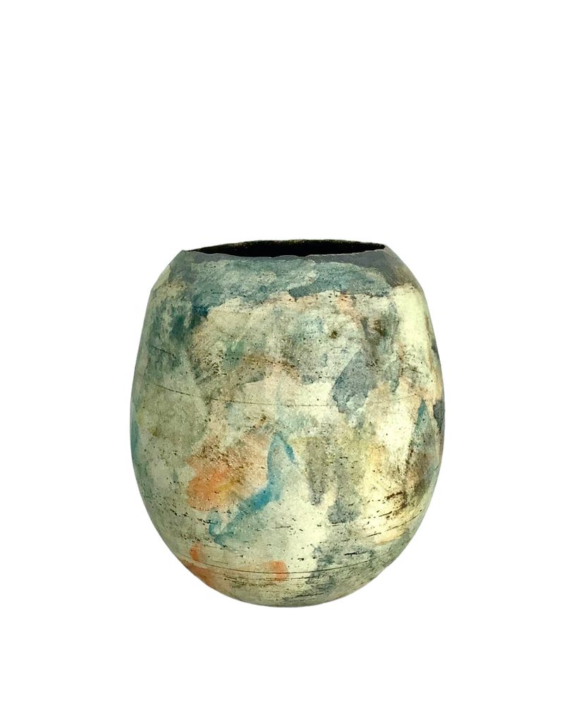 Ceramic - Pictorial stoneware vase No. 10. - ATELIER ELSA DINERSTEIN