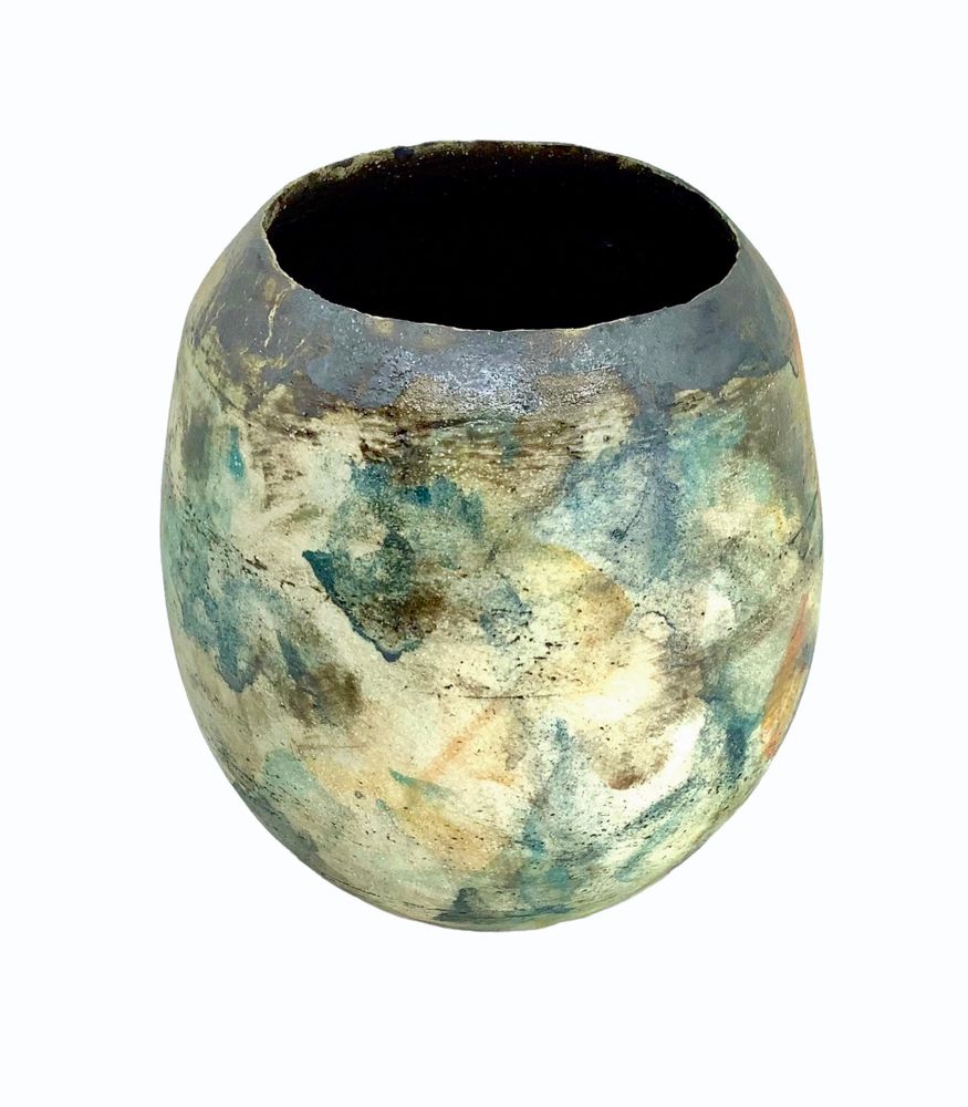 Ceramic - Pictorial stoneware vase No. 10. - ATELIER ELSA DINERSTEIN