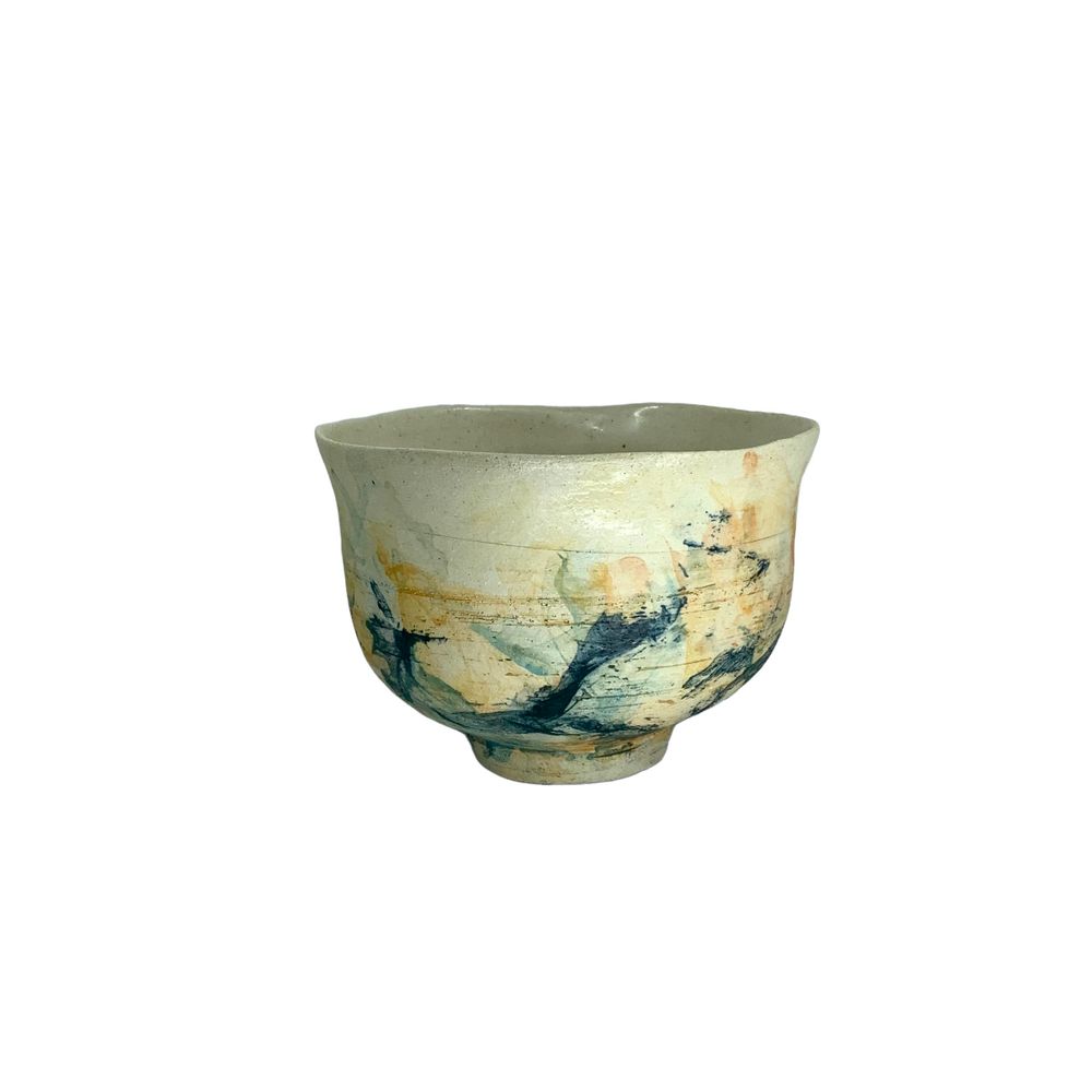 Ceramic - Japanese bowl --- pictorial 11 - ATELIER ELSA DINERSTEIN
