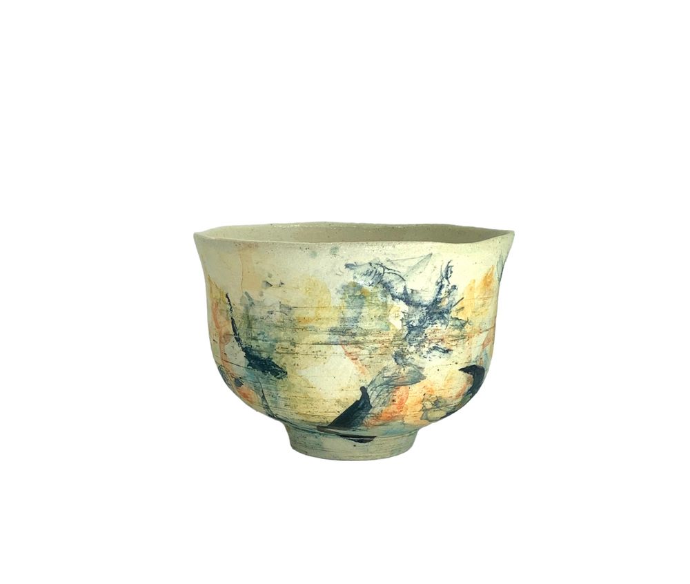 Ceramic - Japanese bowl --- pictorial 11 - ATELIER ELSA DINERSTEIN