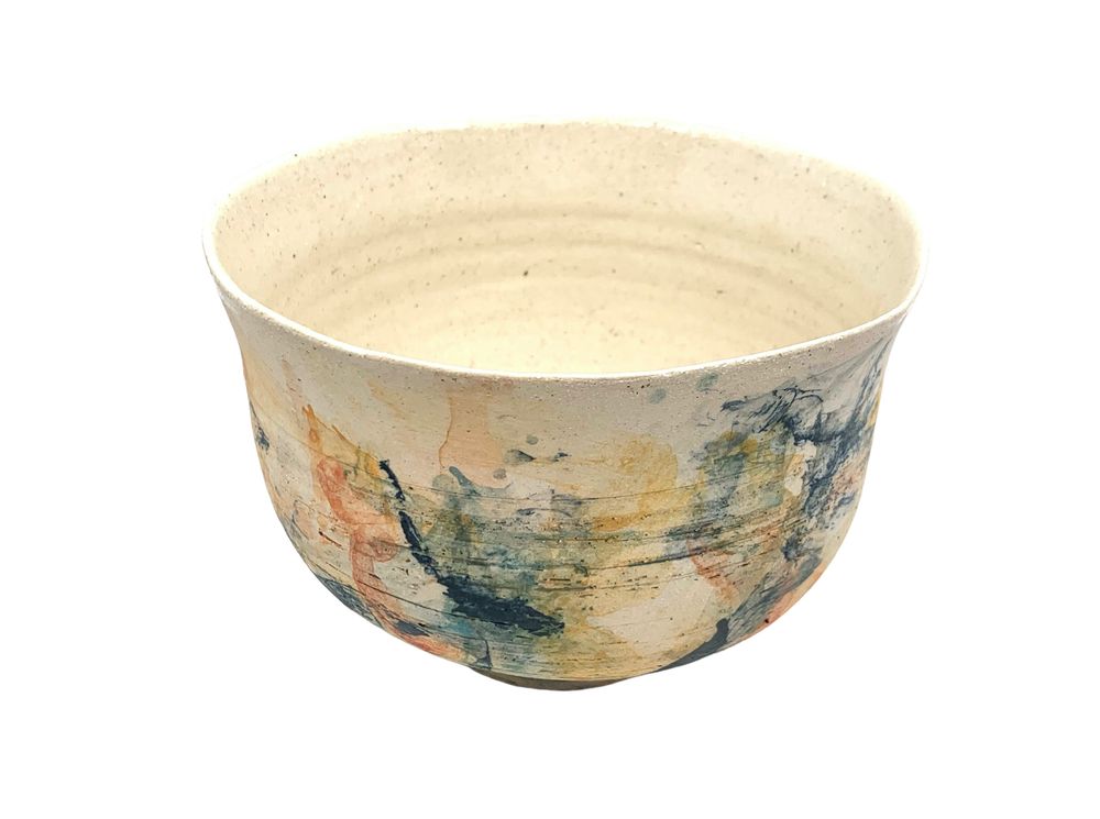 Ceramic - Japanese bowl --- pictorial 11 - ATELIER ELSA DINERSTEIN