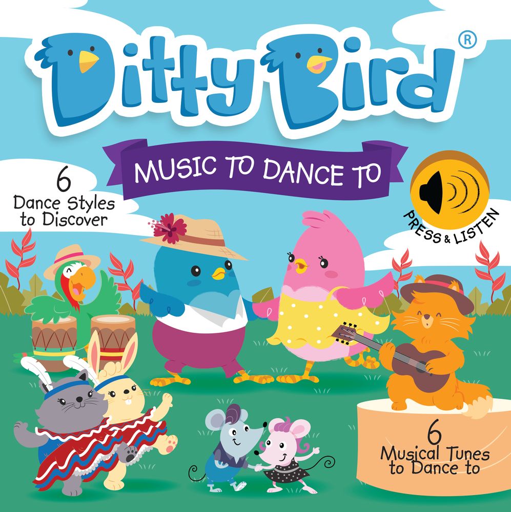 Kids accessories - Ditty Bird Music to Dance Sound book - DITTY BIRD