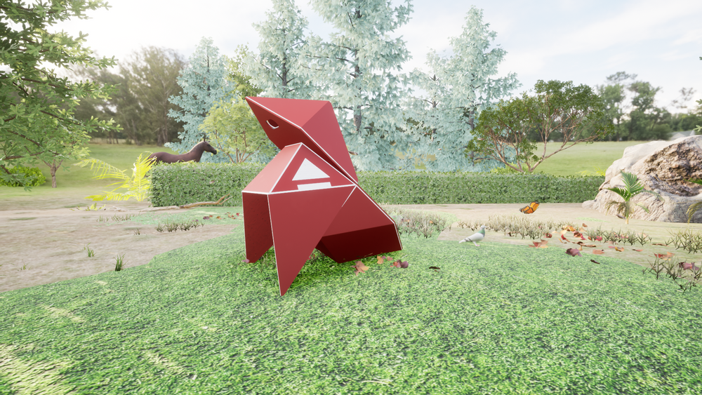 Outdoor decorative accessories - Origami chicken coop - SARL JARDIN BOHEME