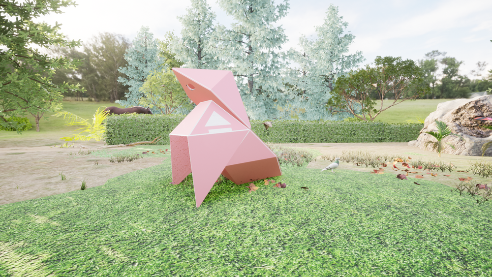 Outdoor decorative accessories - Origami chicken coop - SARL JARDIN BOHEME