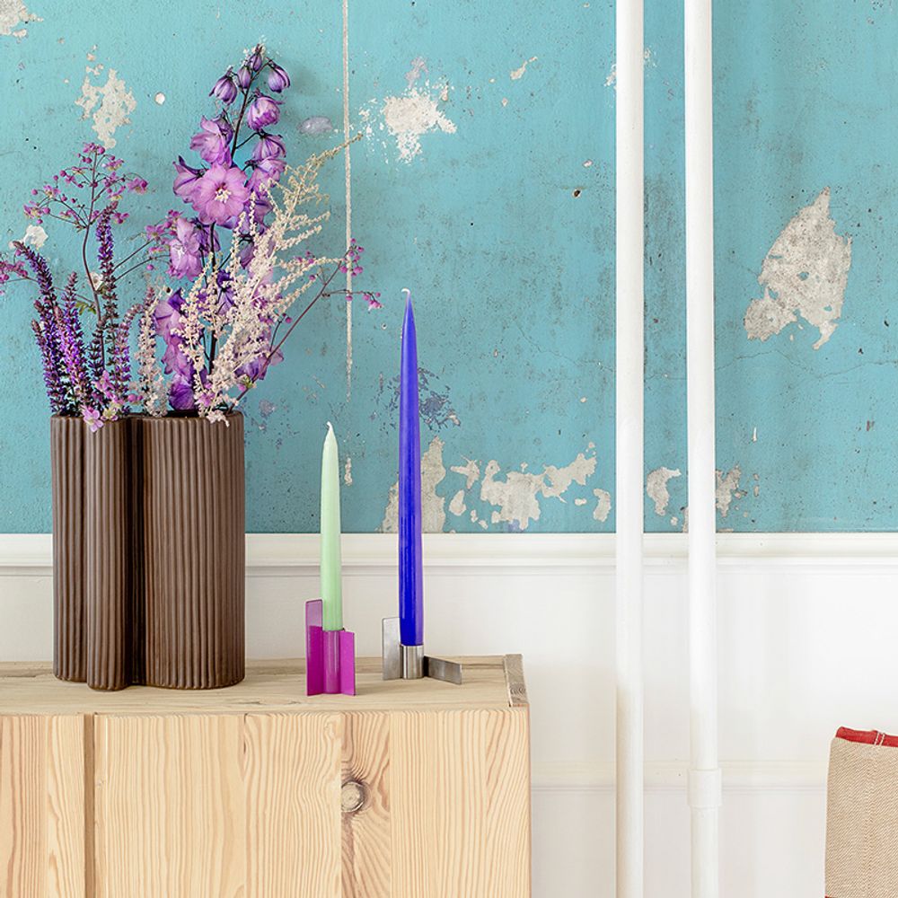Objets design - Chandelier Icone 02, acier brossé - STENCES