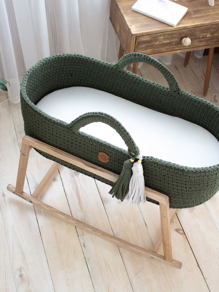 Baby furniture - Baby Moses basket with rocker stand - ANZY HOME