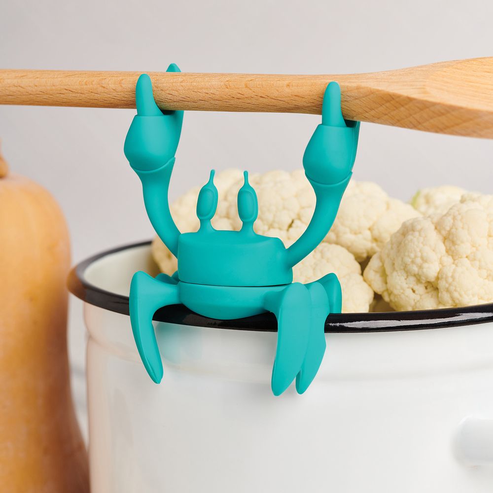 Accessoires thé et café - Red le crabe - porte cuillère ou boule à thé ou dévidoir de sopalin - PA DESIGN